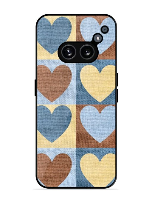 Hearts On Canvas Glossy Soft Edge Case for Nothing Phone 2A Chachhi