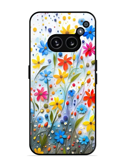 Vibrant Floral Glossy Soft Edge Case for Nothing Phone 2A Chachhi