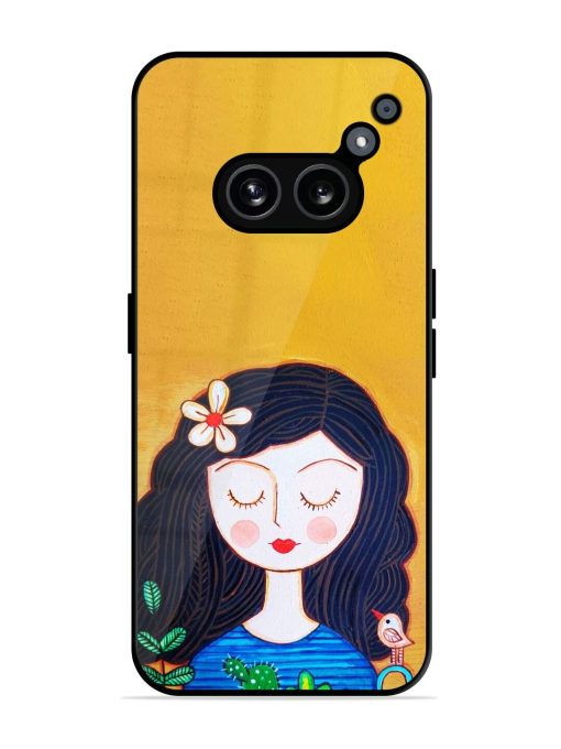 Girl Illustration Glossy Soft Edge Case for Nothing Phone 2A Chachhi