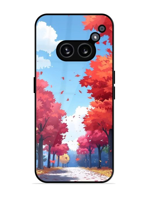 Autumn'S Embrace Glossy Soft Edge Case for Nothing Phone 2A Chachhi