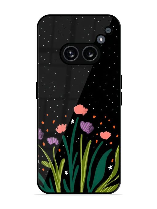 Midnight Bloom Glossy Soft Edge Case for Nothing Phone 2A Chachhi