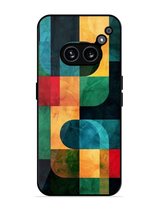 Geometric Harmony Glossy Soft Edge Case for Nothing Phone 2A Chachhi