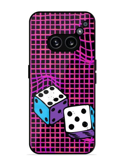 Glitched Dice Glossy Soft Edge Case for Nothing Phone 2A Chachhi