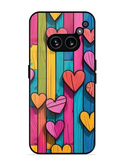 Rainbow Of Hearts Glossy Soft Edge Case for Nothing Phone 2A Chachhi