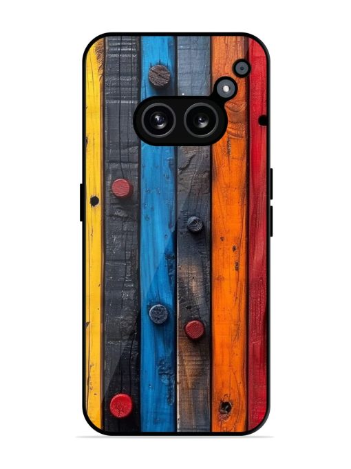 Rainbow Plank Glossy Soft Edge Case for Nothing Phone 2A Chachhi