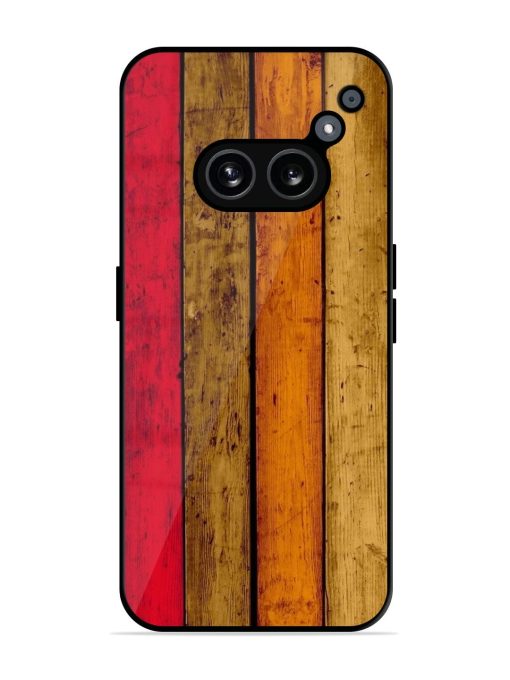 Colorful Woodgrain Glossy Soft Edge Case for Nothing Phone 2A Chachhi