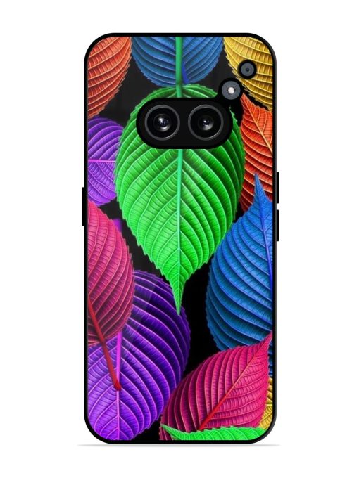 Rainbow Leaf Symphony Glossy Soft Edge Case for Nothing Phone 2A