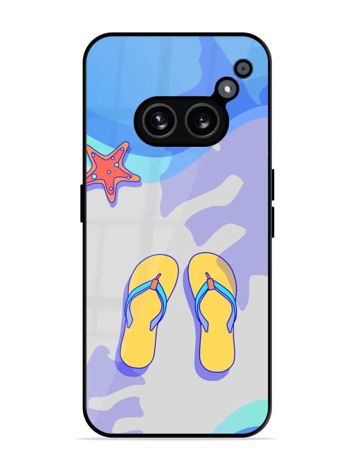 Sandy Toes And Salty Seas Glossy Soft Edge Case for Nothing Phone 2A Chachhi