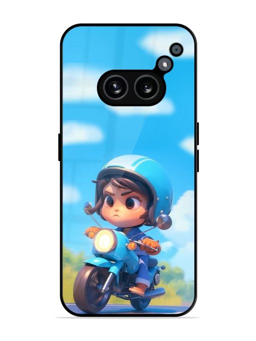 Little Rider Glossy Soft Edge Case for Nothing Phone 2A Chachhi