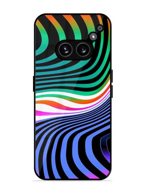 Psychedelic Waves Glossy Soft Edge Case for Nothing Phone 2A Chachhi