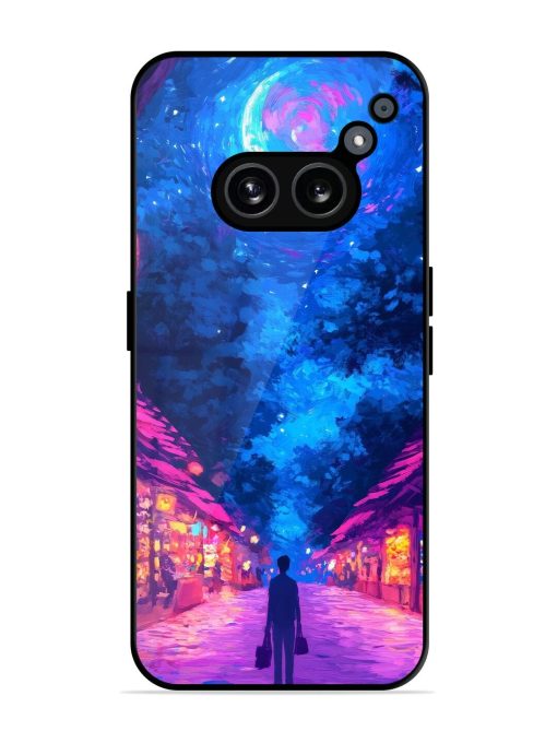 Neon Nightscape Glossy Soft Edge Case for Nothing Phone 2A Chachhi