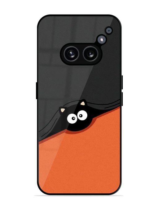 Peek-A-Boo Kitty Glossy Soft Edge Case for Nothing Phone 2A Chachhi