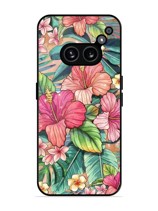 Tropical Tapestry Glossy Soft Edge Case for Nothing Phone 2A Chachhi