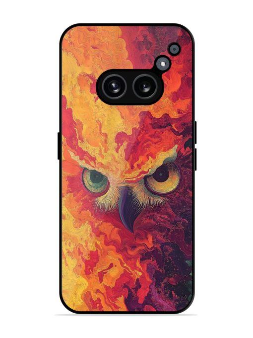 Fiery Owl Glossy Soft Edge Case for Nothing Phone 2A Chachhi