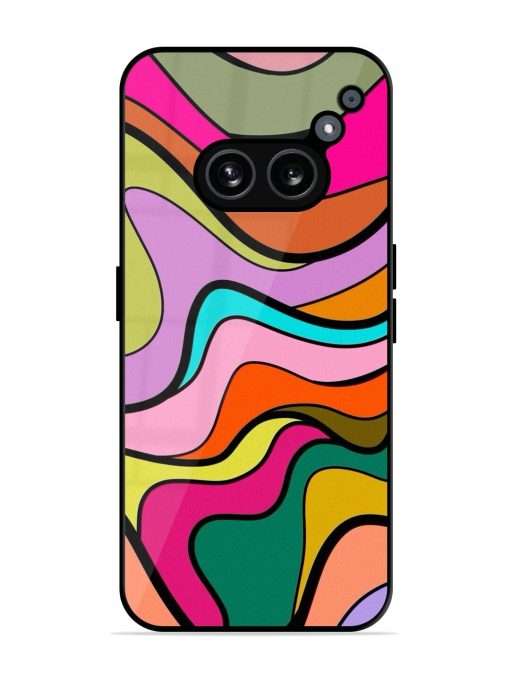 Wavy Wonder Glossy Soft Edge Case for Nothing Phone 2A Chachhi