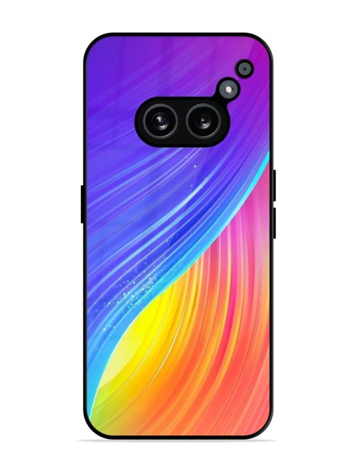 Neon Swirl Glossy Soft Edge Case for Nothing Phone 2A Chachhi