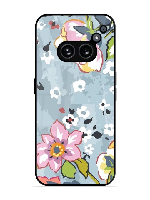 Floral Fantasy Glossy Soft Edge Case for Nothing Phone 2A Chachhi