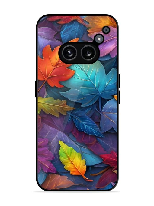 Autumn'S Embrace Glossy Soft Edge Case for Nothing Phone 2A Chachhi