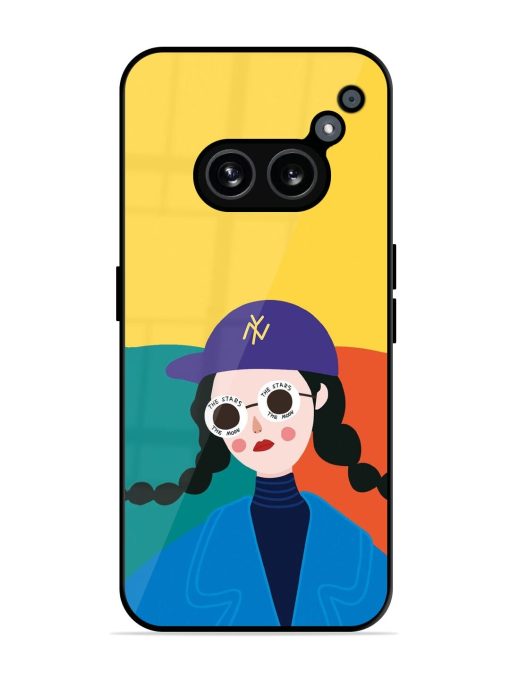 Starry-Eyed Girl Glossy Soft Edge Case for Nothing Phone 2A Chachhi