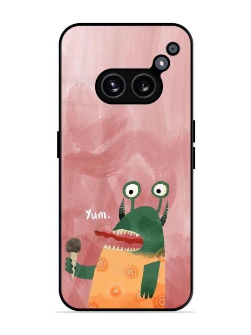 Hungry Monster Glossy Soft Edge Case for Nothing Phone 2A