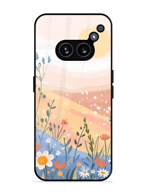 Golden Hour Blooms Glossy Soft Edge Case for Nothing Phone 2A Chachhi