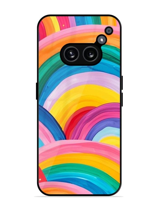 Rainbow Cascade Glossy Soft Edge Case for Nothing Phone 2A Chachhi