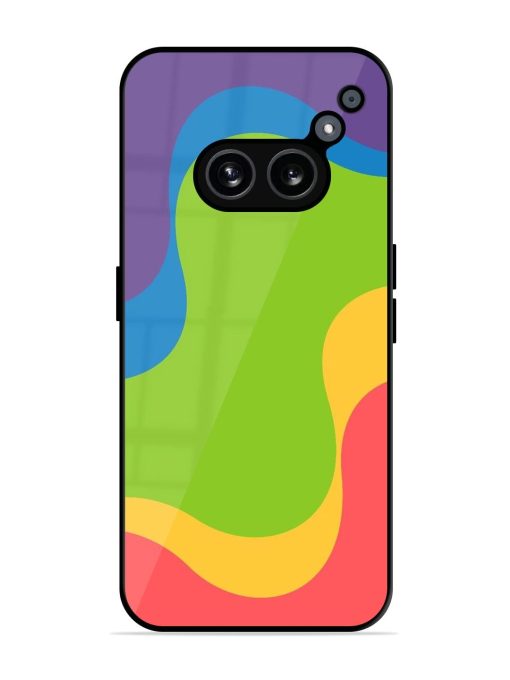 Wavy Rainbow Wonderland Glossy Soft Edge Case for Nothing Phone 2A Chachhi