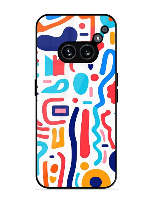 Whimsical Doodle Chaos Glossy Soft Edge Case for Nothing Phone 2A Chachhi