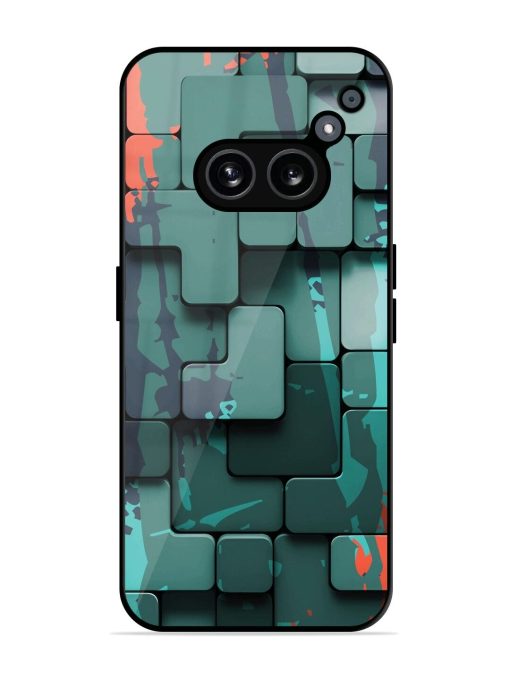 Abstract Geometric Mosaic Glossy Soft Edge Case for Nothing Phone 2A Chachhi