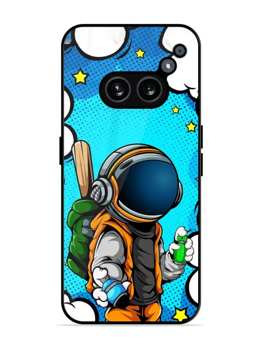 Space Graffiti Artist Glossy Soft Edge Case for Nothing Phone 2A