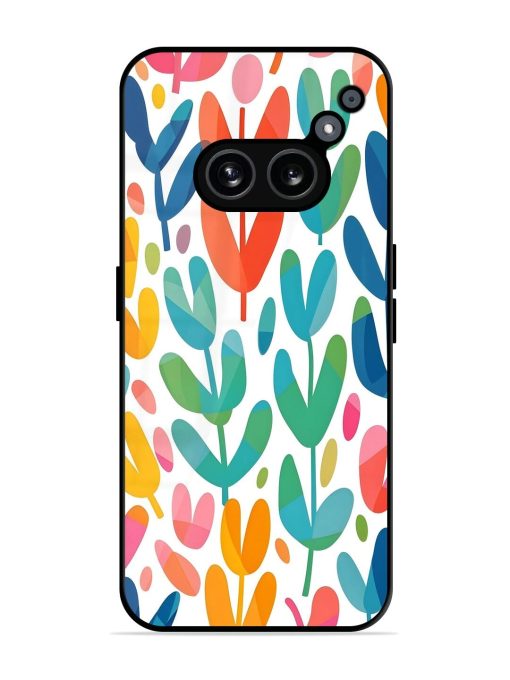 Rainbow Of Blooms Glossy Soft Edge Case for Nothing Phone 2A Chachhi