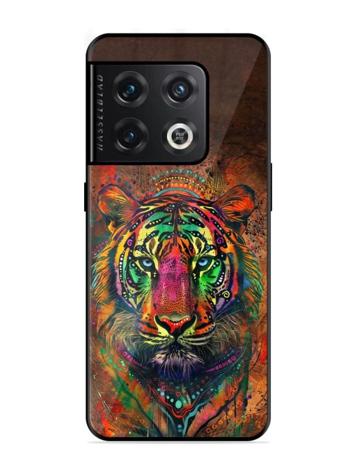 Cosmic Tiger Glossy Soft Edge Case for Oneplus 10 Pro (5G) Chachhi