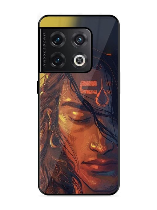 Tranquil Shiva Glossy Soft Edge Case for Oneplus 10 Pro (5G) Chachhi