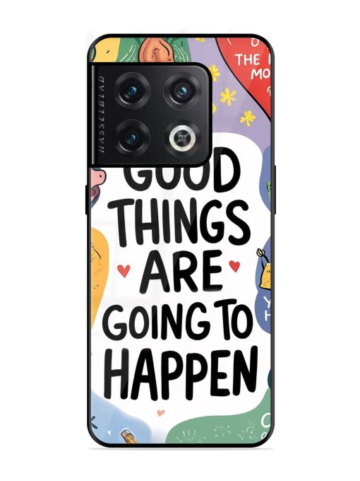 Uplifting Scribbles Glossy Soft Edge Case for Oneplus 10 Pro (5G) Chachhi