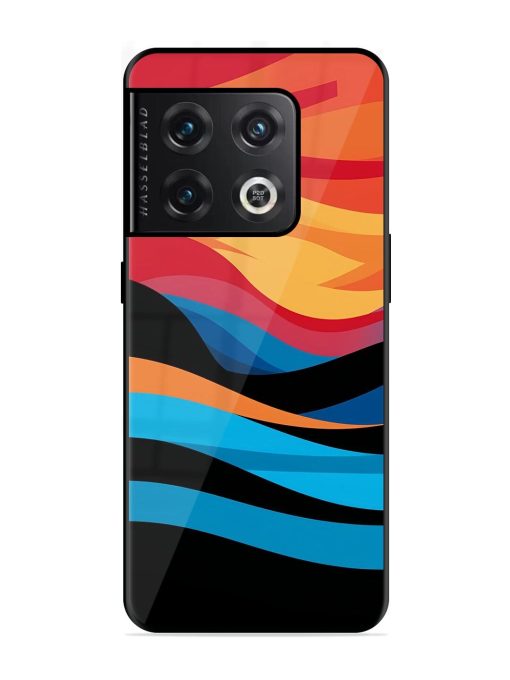 Blazing Currents Glossy Soft Edge Case for Oneplus 10 Pro (5G) Chachhi