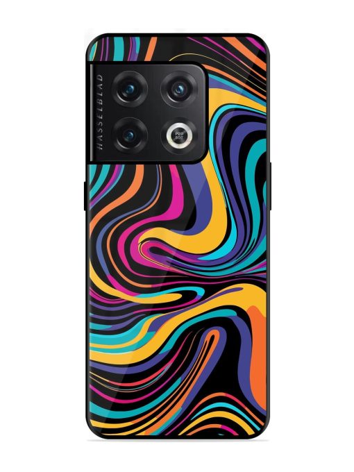 Psychedelic Swirl Glossy Soft Edge Case for Oneplus 10 Pro (5G) Chachhi