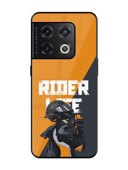 Ride Never Ends Glossy Soft Edge Case for Oneplus 10 Pro (5G) Chachhi