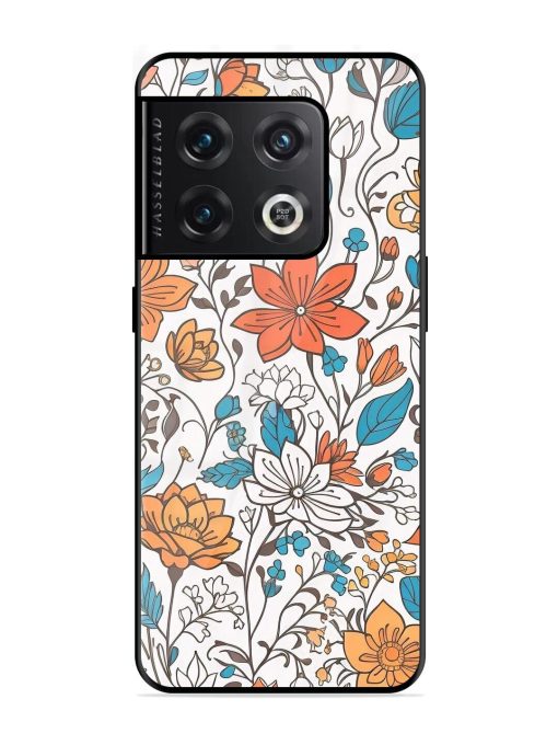 Floral Symphony Glossy Soft Edge Case for Oneplus 10 Pro (5G) Chachhi