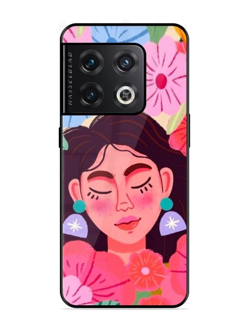 Blooming Serenity Glossy Soft Edge Case for Oneplus 10 Pro (5G) Chachhi