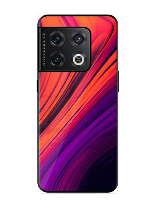 Crimson Curls Glossy Soft Edge Case for Oneplus 10 Pro (5G) Chachhi