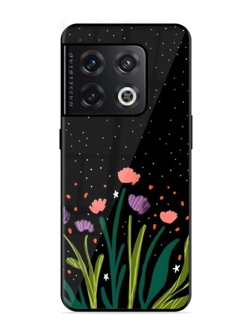 Midnight Bloom Glossy Soft Edge Case for Oneplus 10 Pro (5G) Chachhi