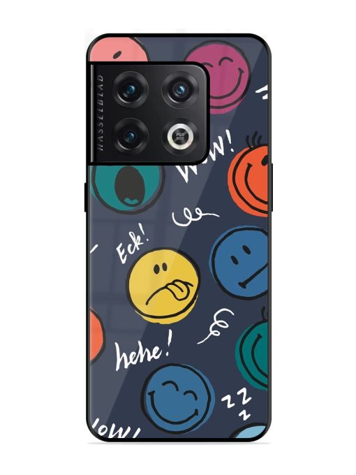 Emoticon Parade Glossy Soft Edge Case for Oneplus 10 Pro (5G) Chachhi