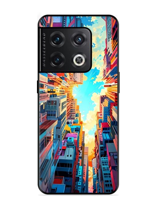 Skyward City Glossy Soft Edge Case for Oneplus 10 Pro (5G) Chachhi