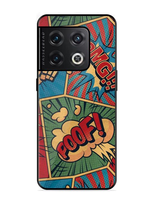 Comic Book Chaos Glossy Soft Edge Case for Oneplus 10 Pro (5G) Chachhi