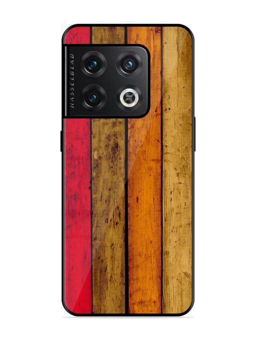 Colorful Woodgrain Glossy Soft Edge Case for Oneplus 10 Pro (5G) Chachhi