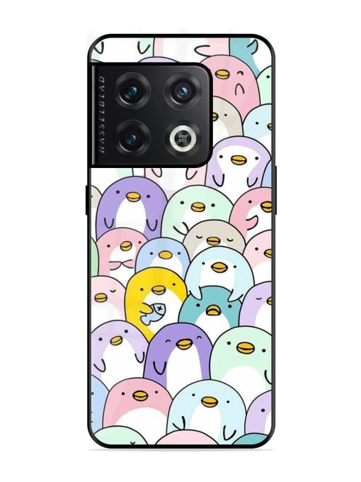 Penguin Party Glossy Soft Edge Case for Oneplus 10 Pro (5G) Chachhi