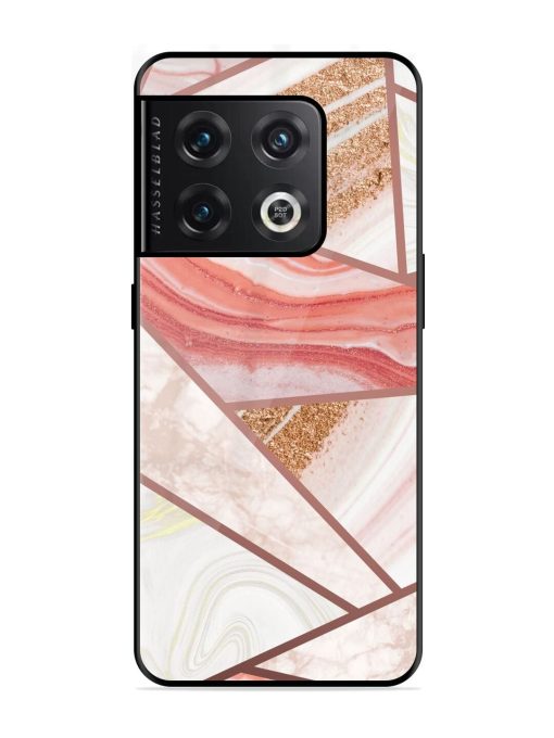 Rosy Mosaic Glossy Soft Edge Case for Oneplus 10 Pro (5G) Chachhi