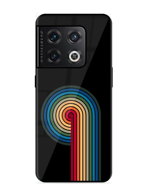 Rainbow Ripple Glossy Soft Edge Case for Oneplus 10 Pro (5G) Chachhi