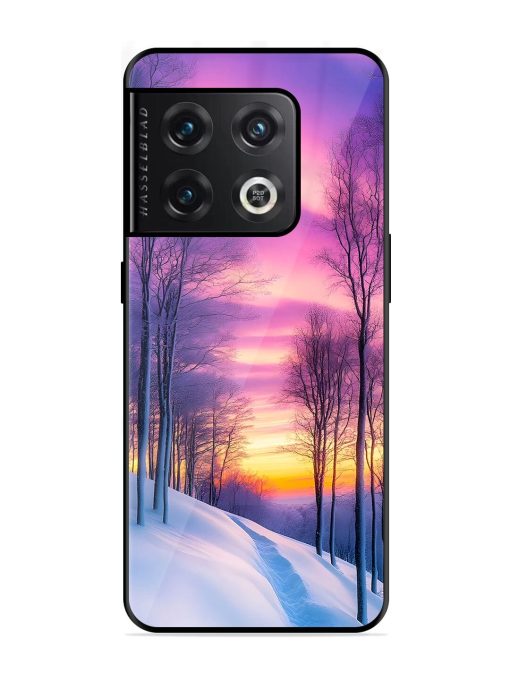 Winter'S Purple Haze Glossy Soft Edge Case for Oneplus 10 Pro (5G) Chachhi