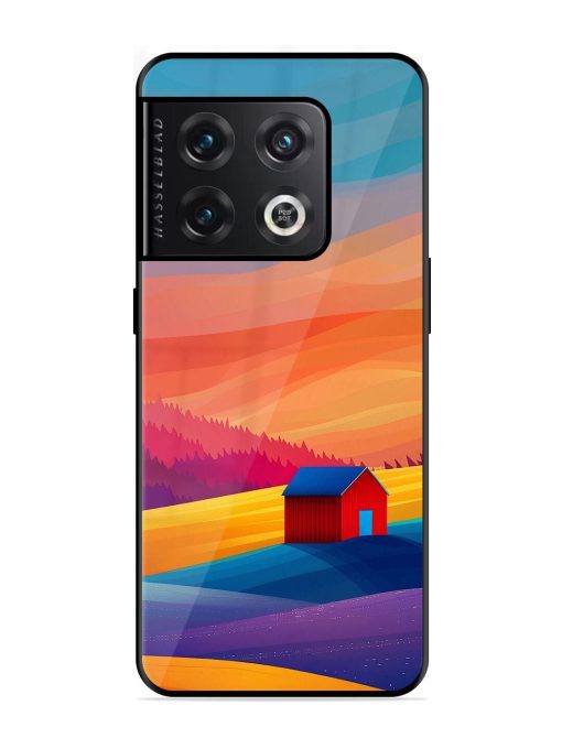 Sunset Solitude Glossy Soft Edge Case for Oneplus 10 Pro (5G) Chachhi